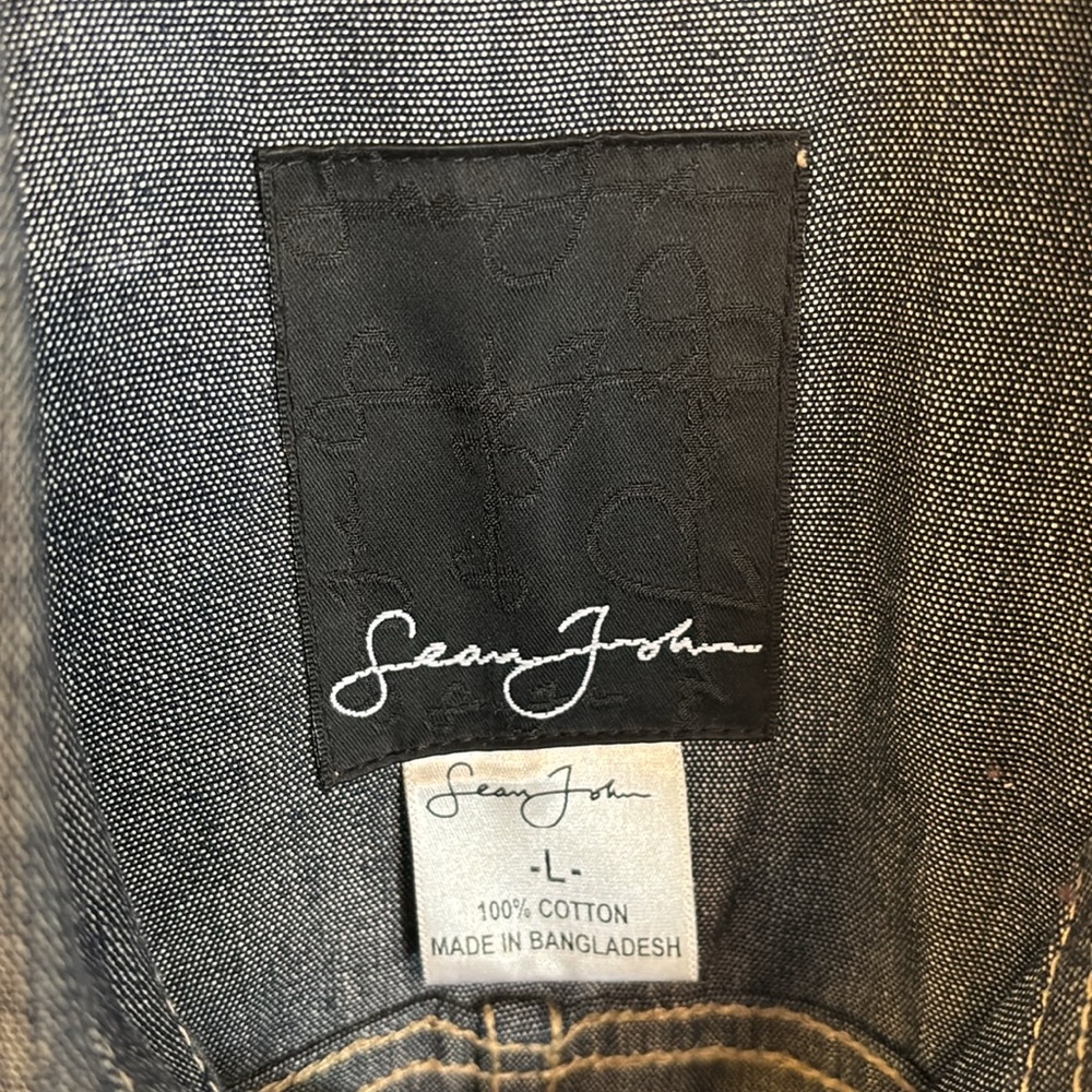 Vintage Y2K Sean John Denim Jumpsuit Coveralls - Picture 9 of 12